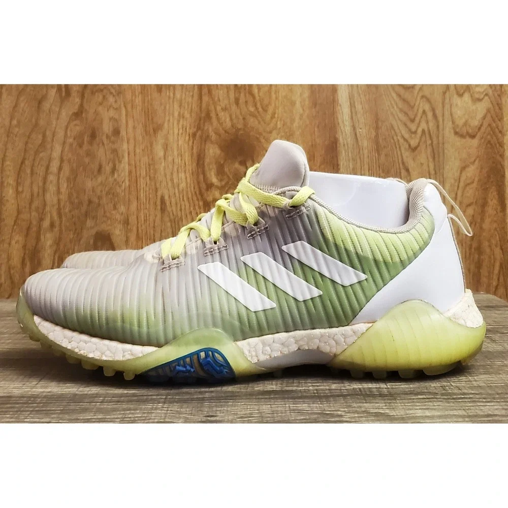 Adidas CodeChaos Spikeless Golf Shoes Men's Size‎ 9 Gray Green